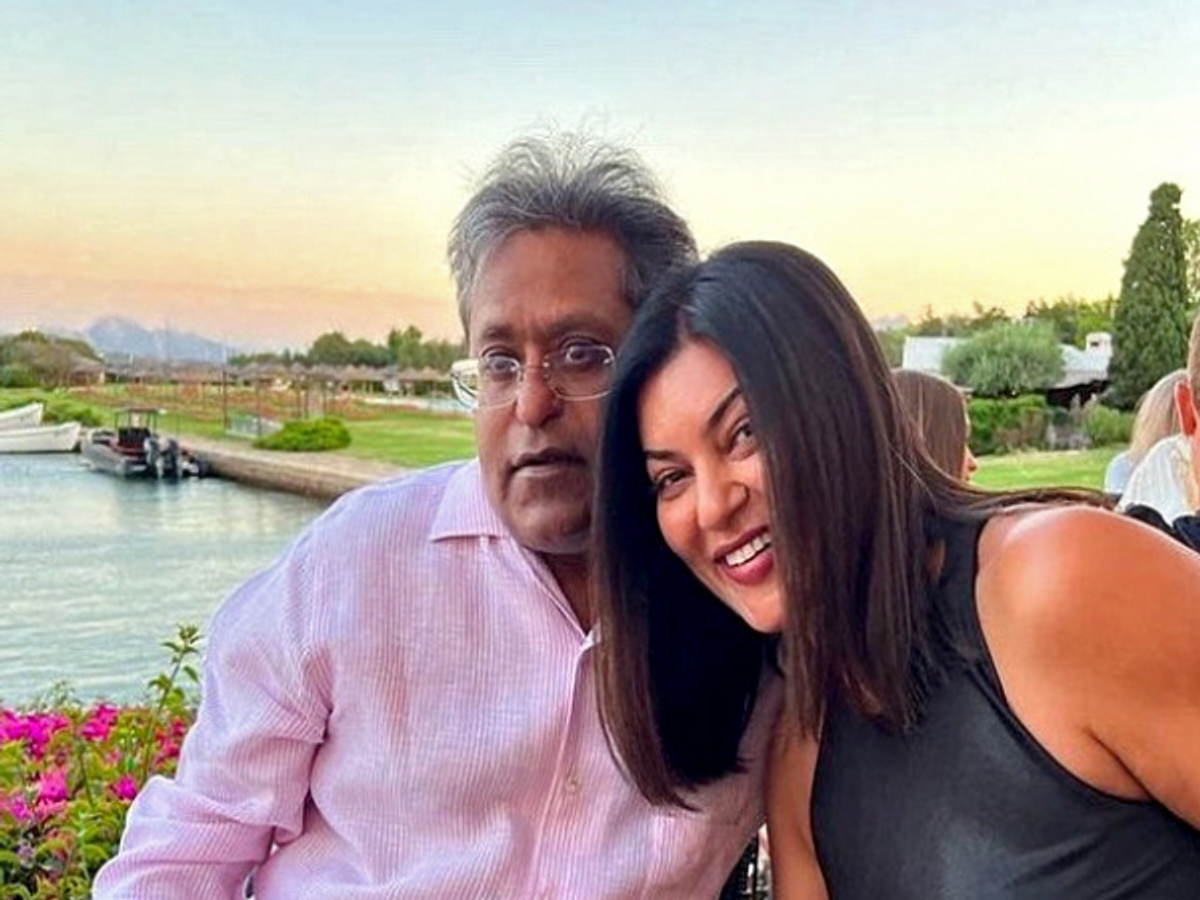 Lalit Modi and Sushmita Sen