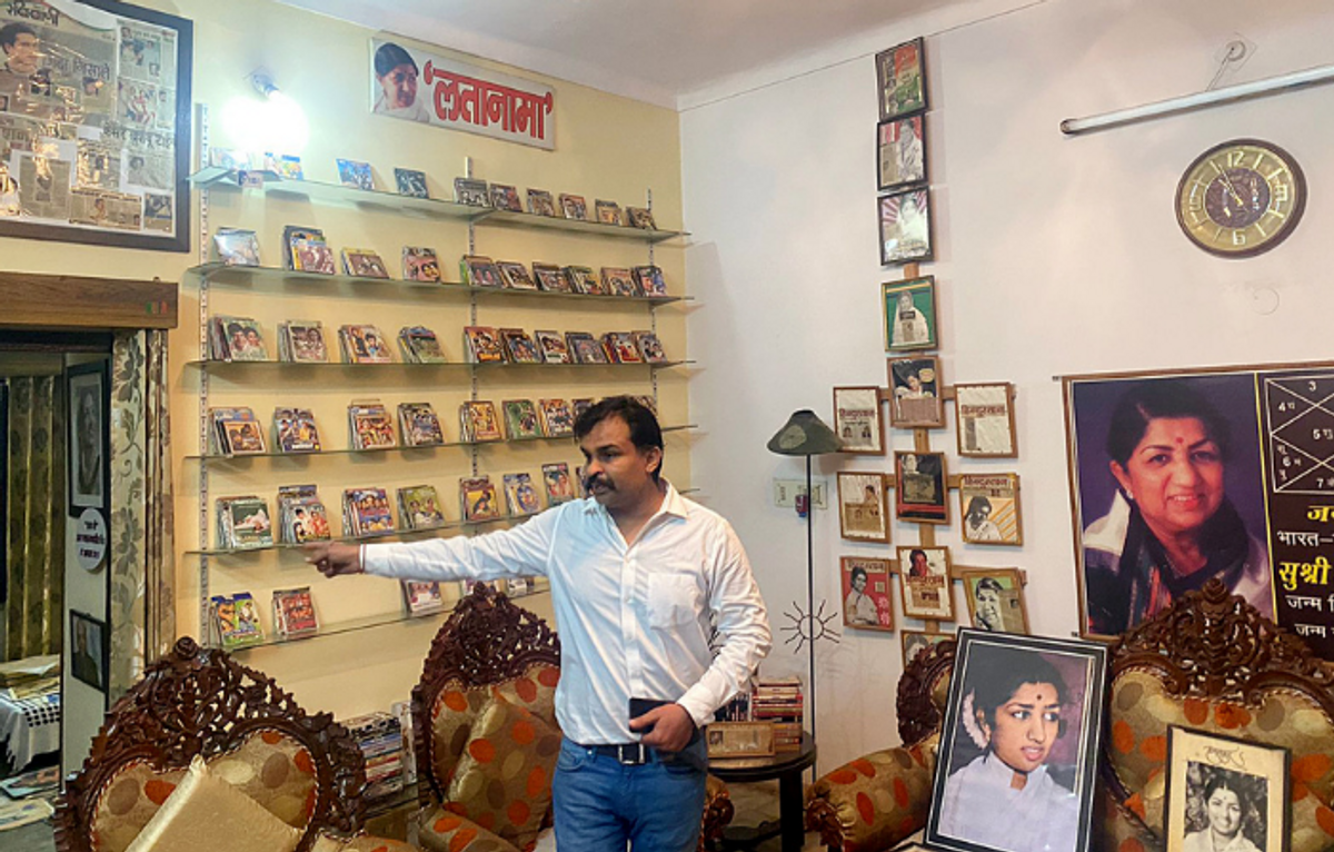 Lata Mangeshkar fan home museum