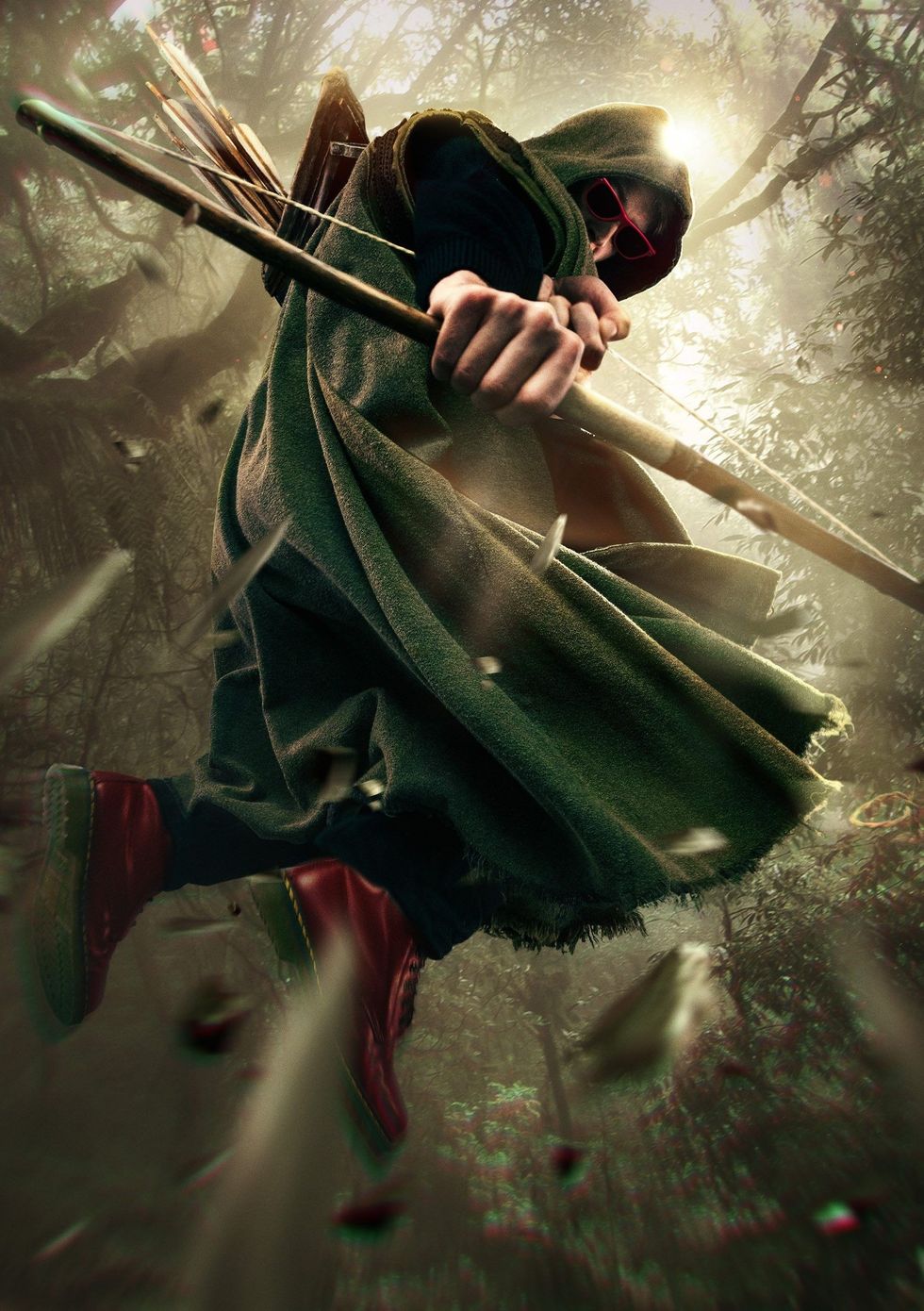 LEAD Inset Robin Hood. The Legend. Re Written. at Regents Park Open Air Theatre. Design and Photography festcreative.com