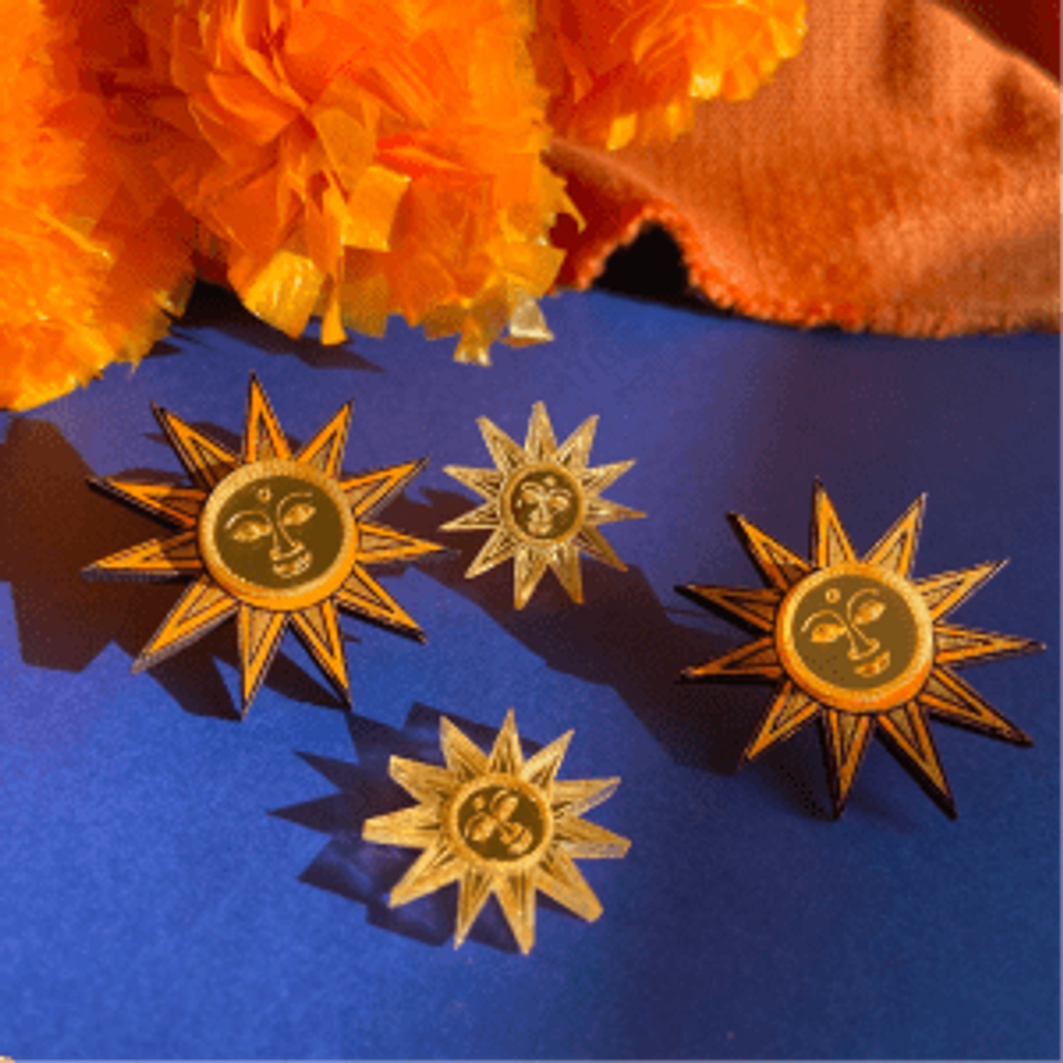 Lead inset Sun Studs