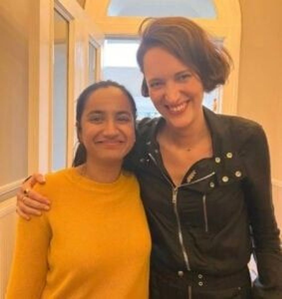 Lead inset Urooj Ashfaq and Phoebe Waller Bridge