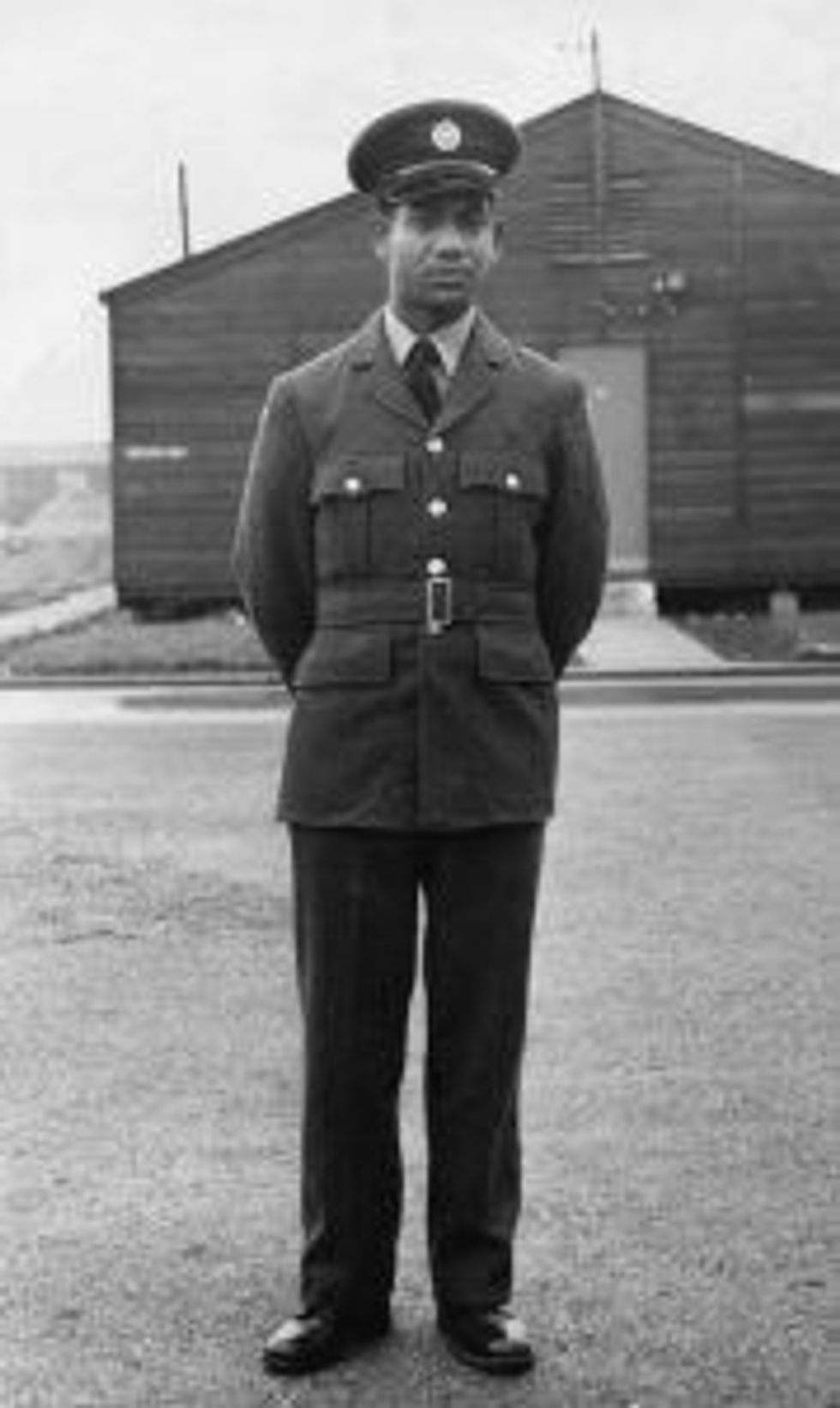 LEAD Mohamed Ismile Danny Gani in RAF uniform London 1950s %C2%A9 The Gani Family