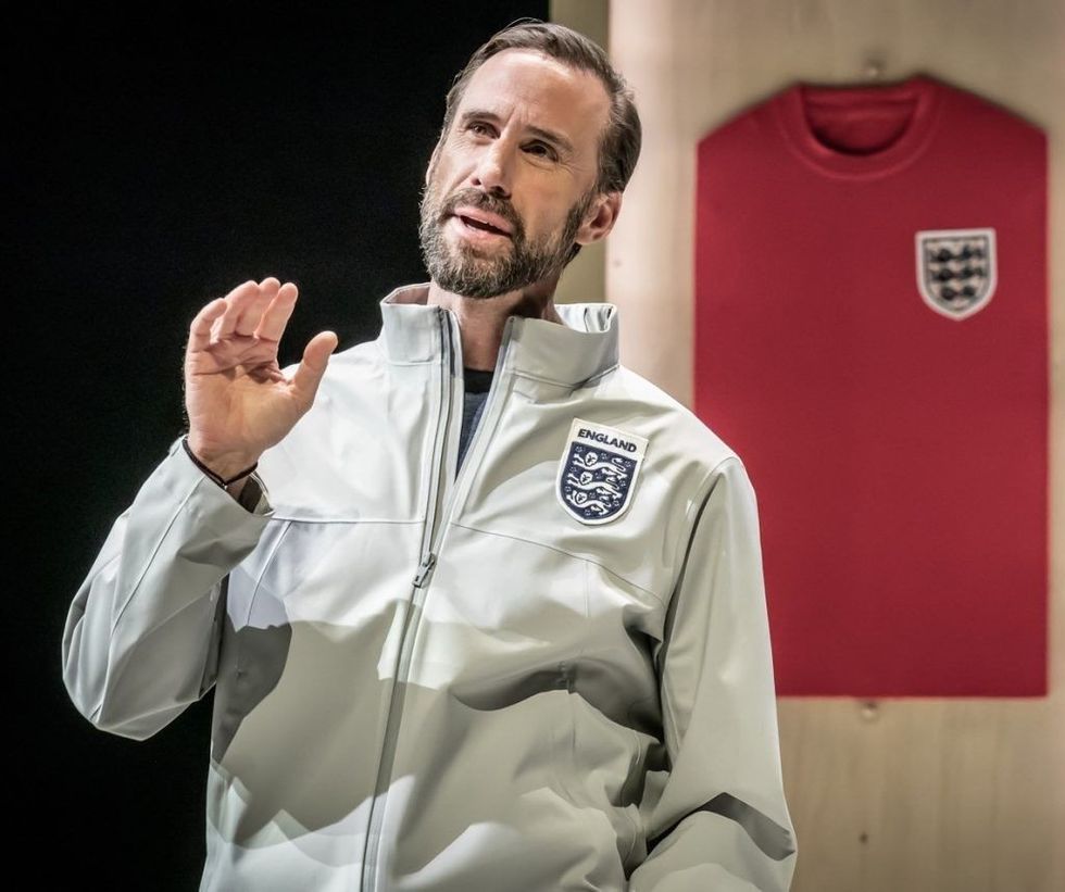 LEAD Option 1A Joseph Fiennes Gareth Southgate in Dear England at the National Theatre. Photo by Marc Brenner 0101