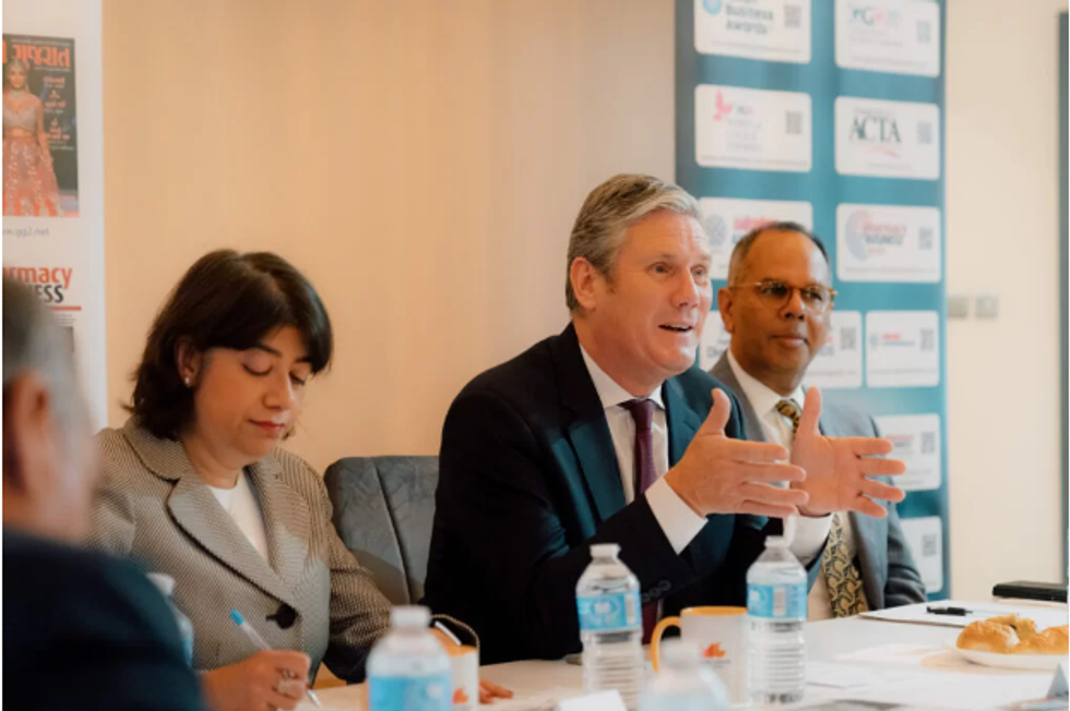 LEAD Splash Starmer INSET Sir Keir at AMG in October 2022 1