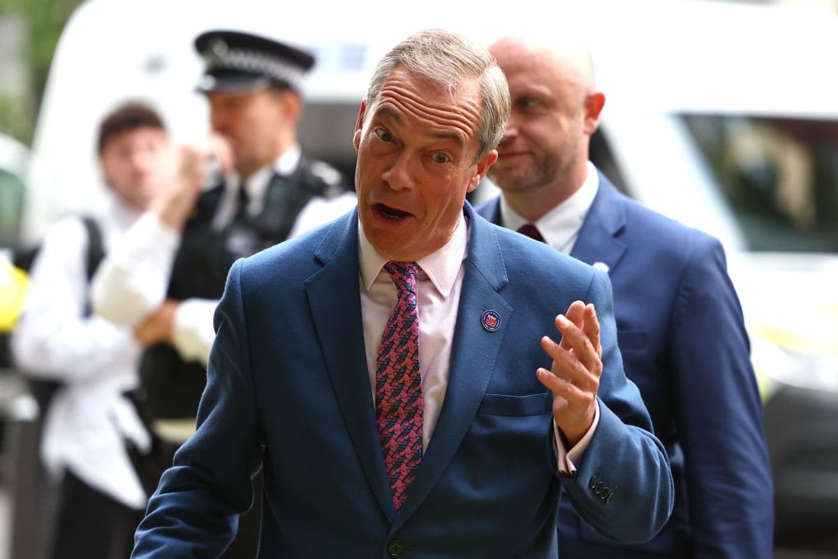 Leader of Reform UK Nigel Farage.