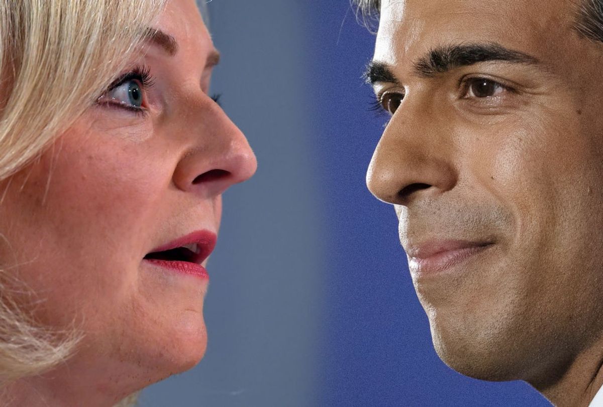 Liz truss and Rishi Sunak