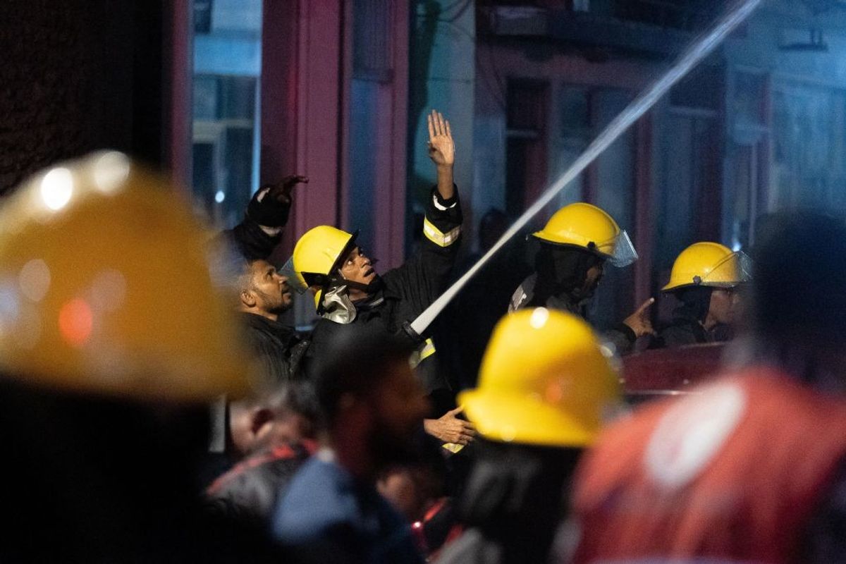 Maldives fire