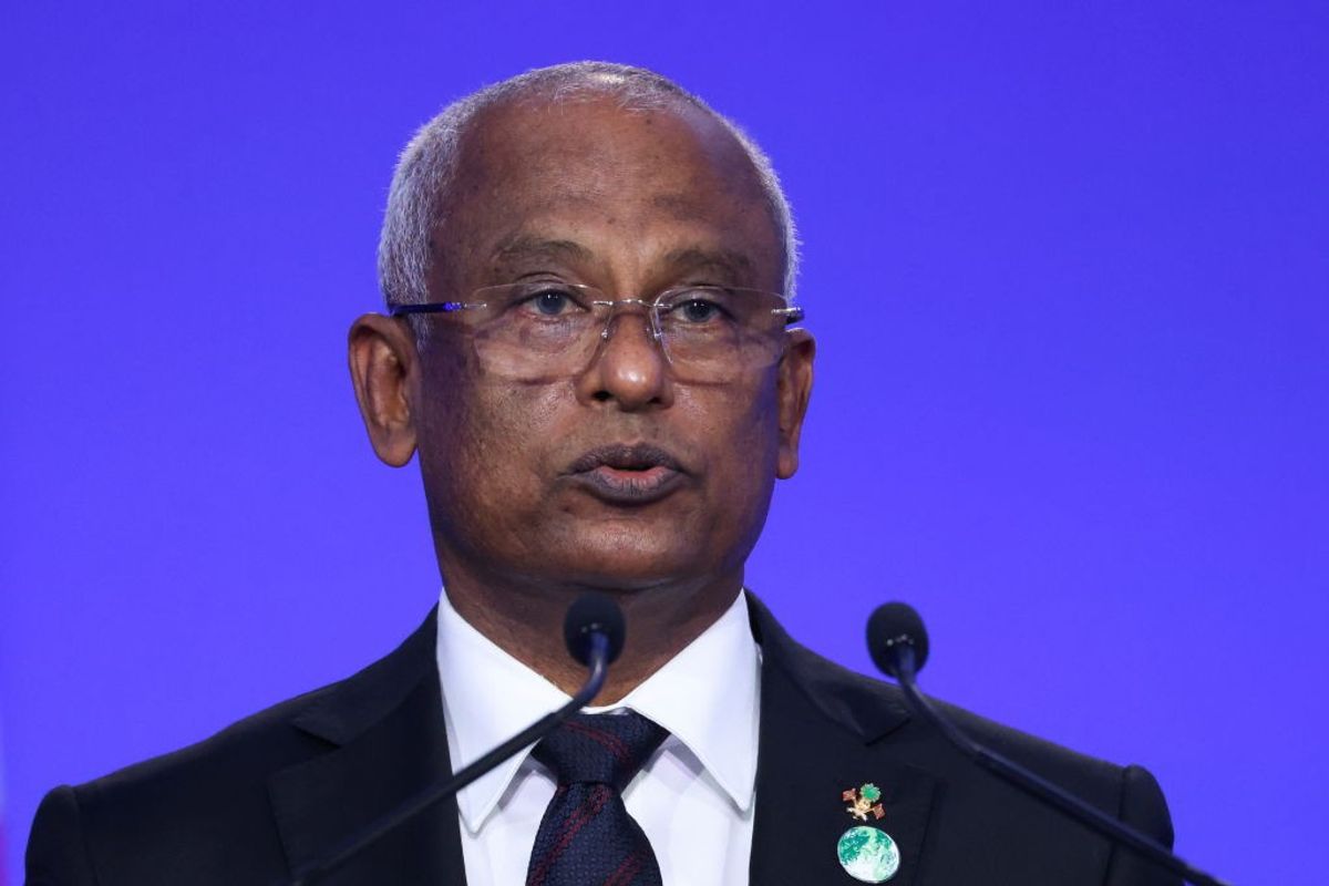 Maldives president Ibrahim Mohamed Solih