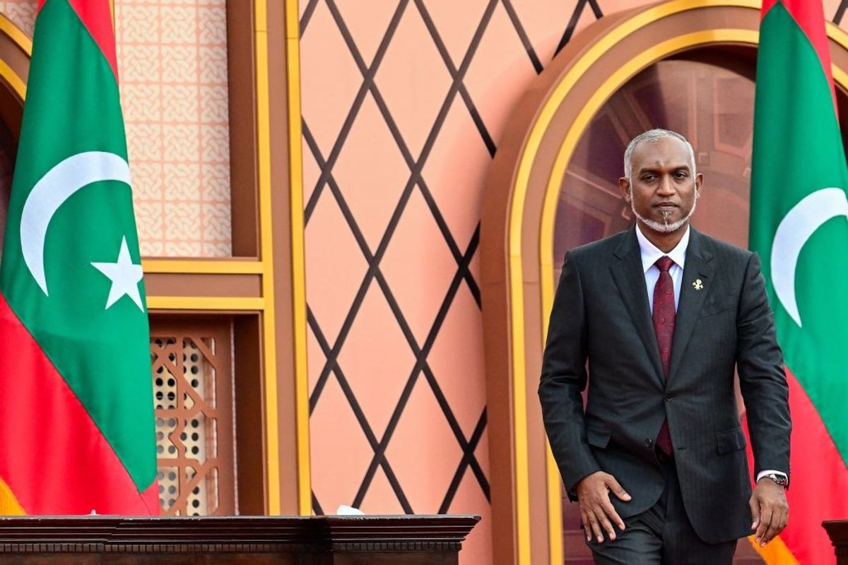 Maldives' president Mohamed Muizzu