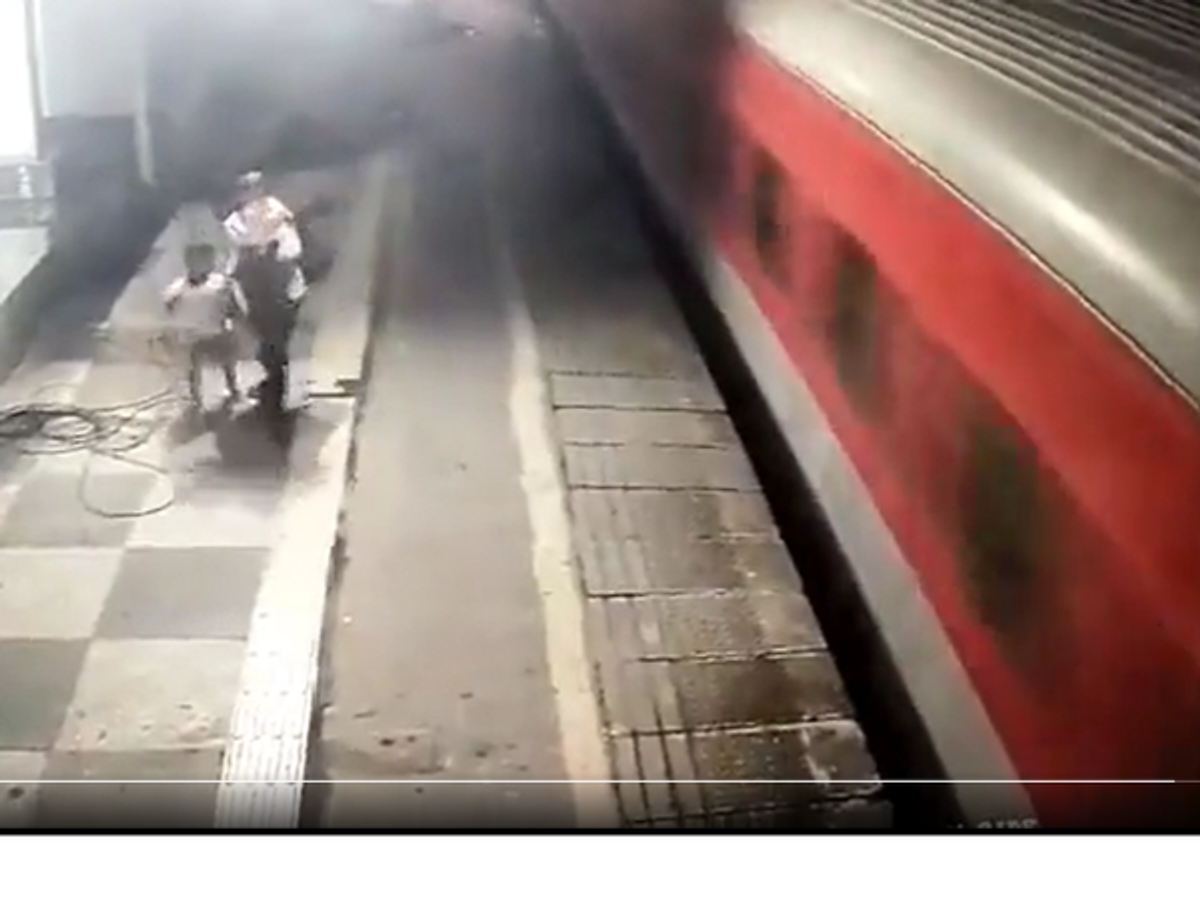 Man kills wife by pushing her in front of speeding train