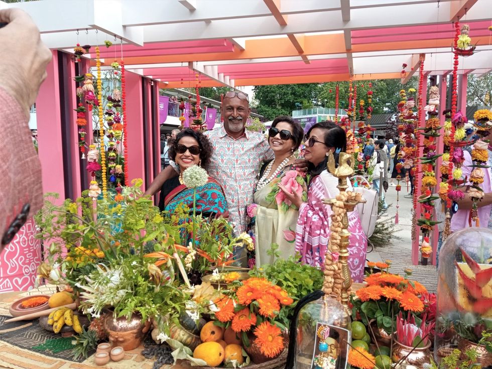 Manoj Malde creation. Poppy Jaman. Manoj Malde. and friends of poppy. 25 May 2023 scaled