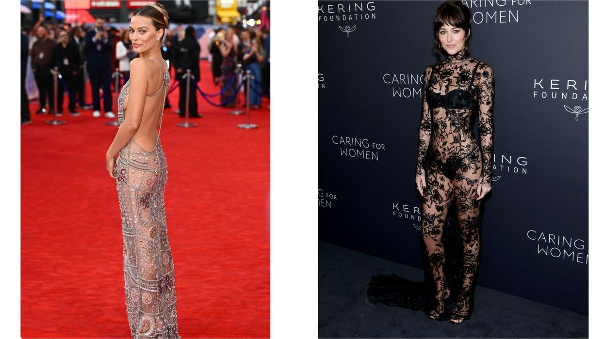 Margot Robbie sheer glamour