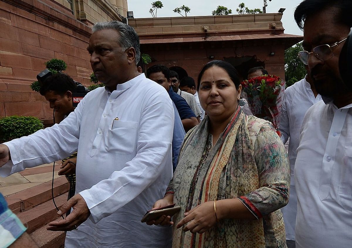 Misa Bharti, a leader of India's opposition Rashtriya Janata Dal