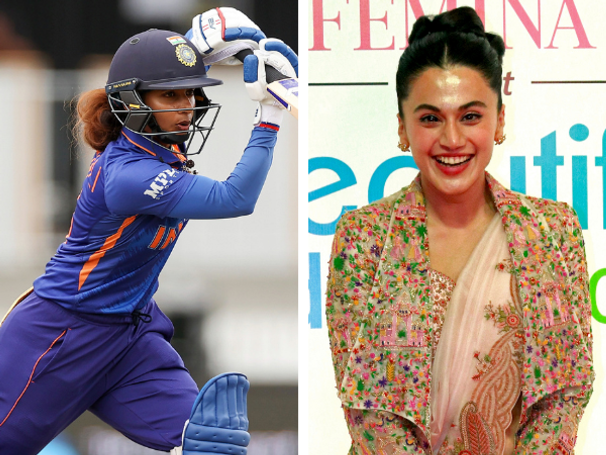 Mithali Raj and Taapsee Pannu