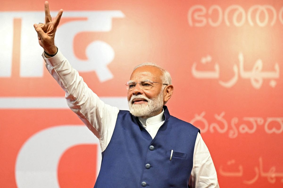 Set for third term, Modi says will work with everyone for a developed India