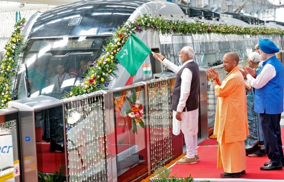 Modi inaugurates RapidX train in Uttar Pradesh