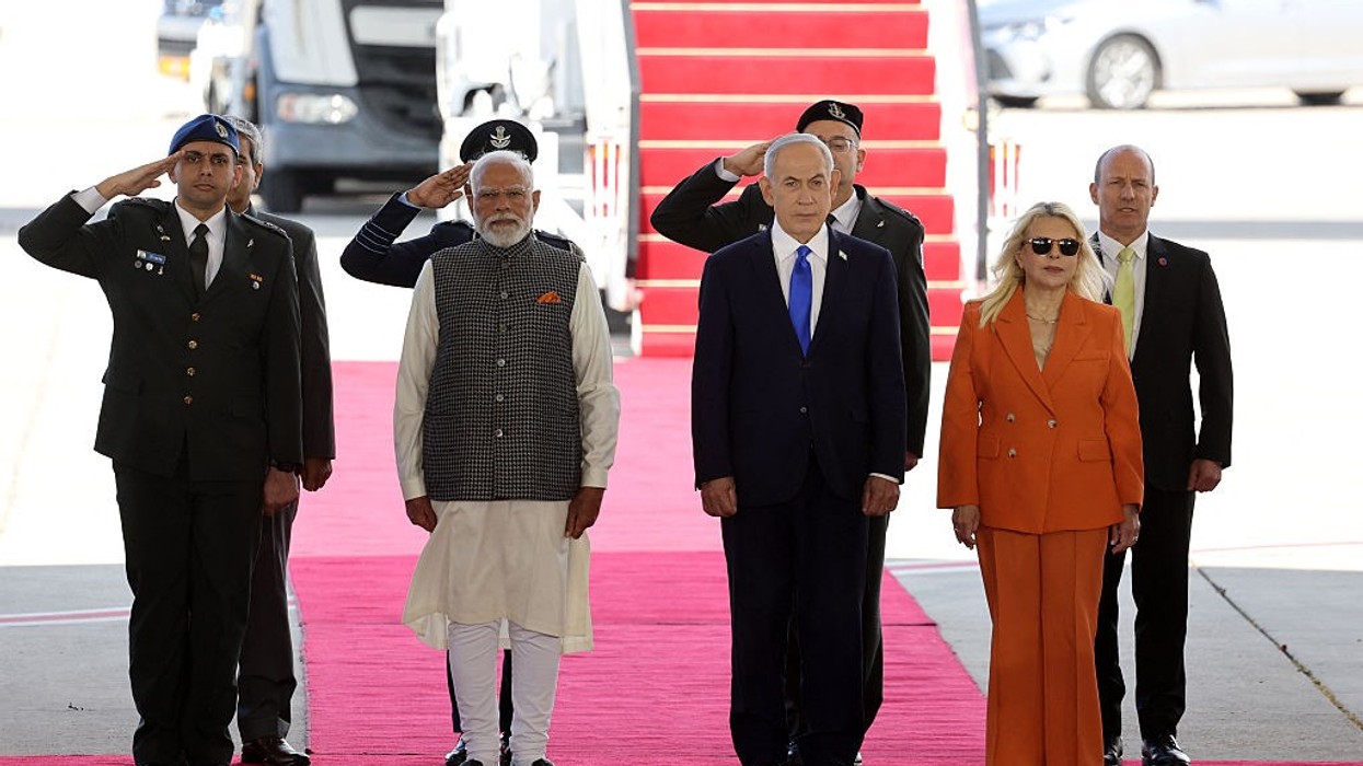 Modi Israeli technology exhibition Jerusalem