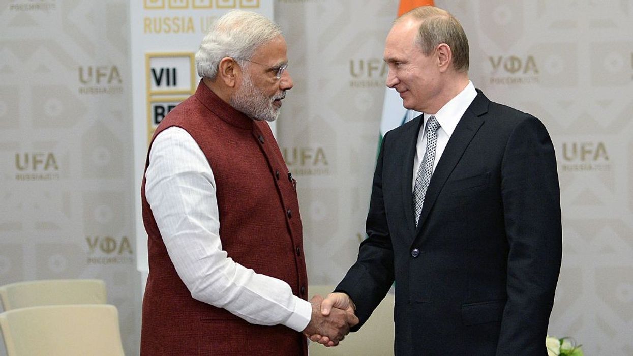 Modi Putin SCO 2025