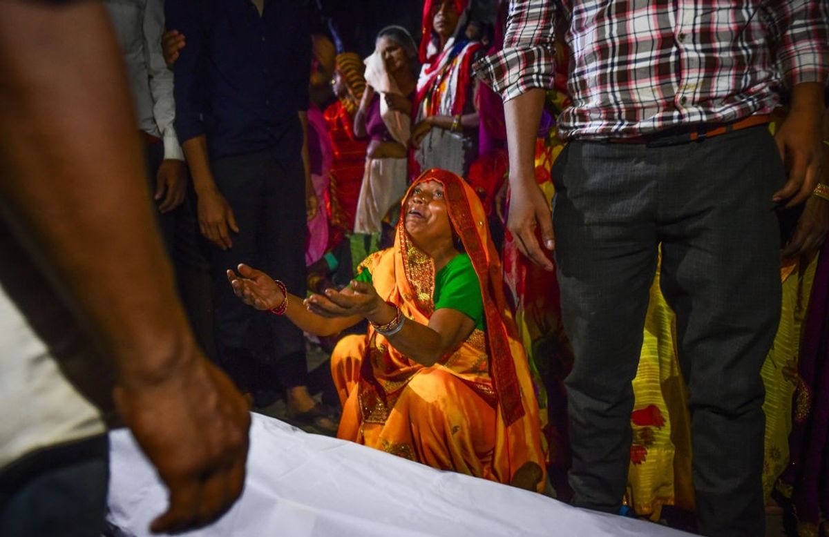 More than 120 people were killed in a stampede at a religious event in Hathras in India's Uttar Pradesh state on July 2.