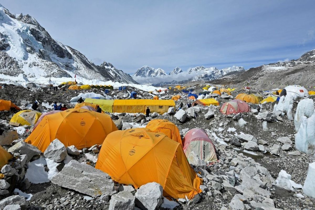 Mt Everest base camp