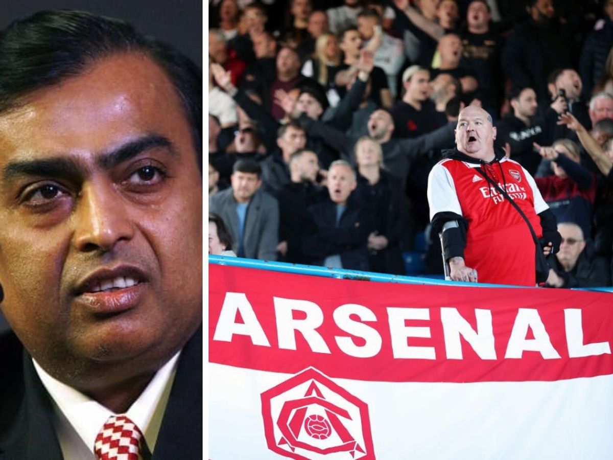 Mukesh Ambani and Arsenal fans