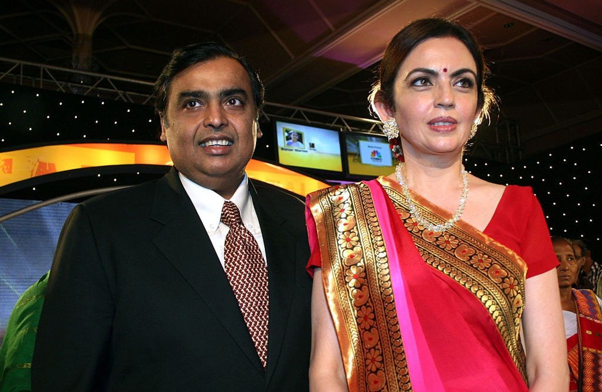 Mukesh Ambani and Neeta Ambani