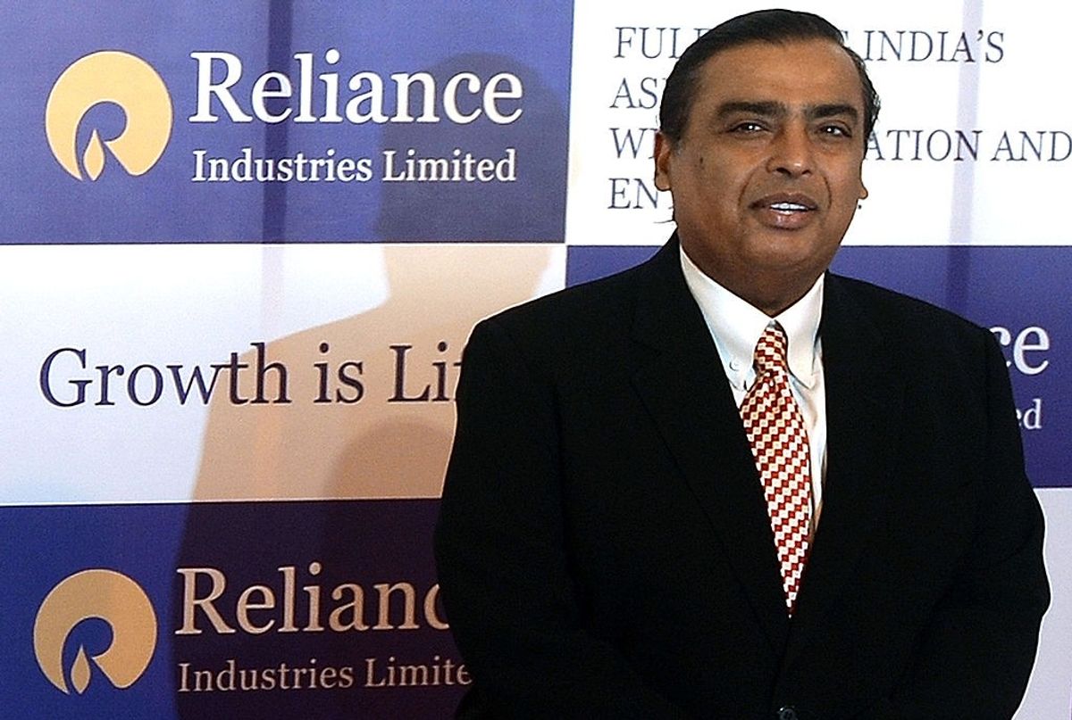 Mukesh Ambani of Reliance Industries Ltd