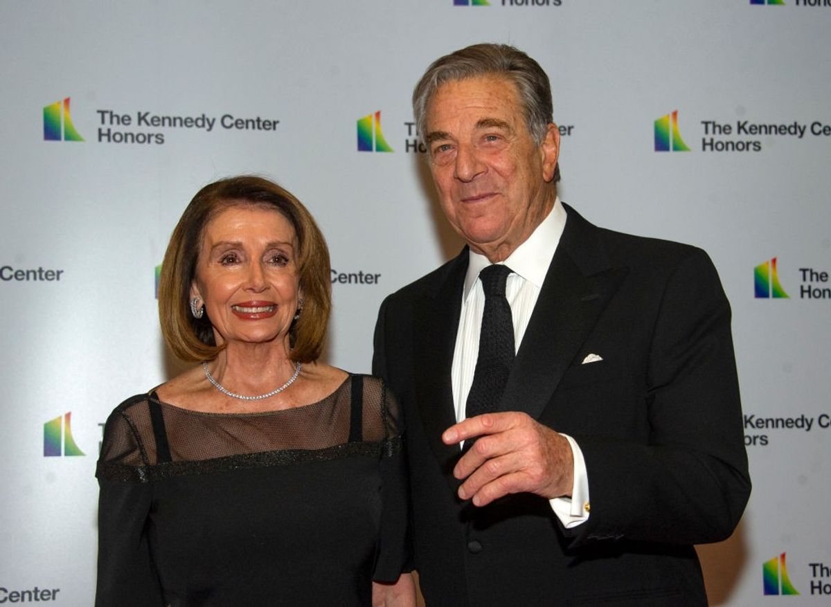 Nancy Pelosi and her husband Paul Pelosi