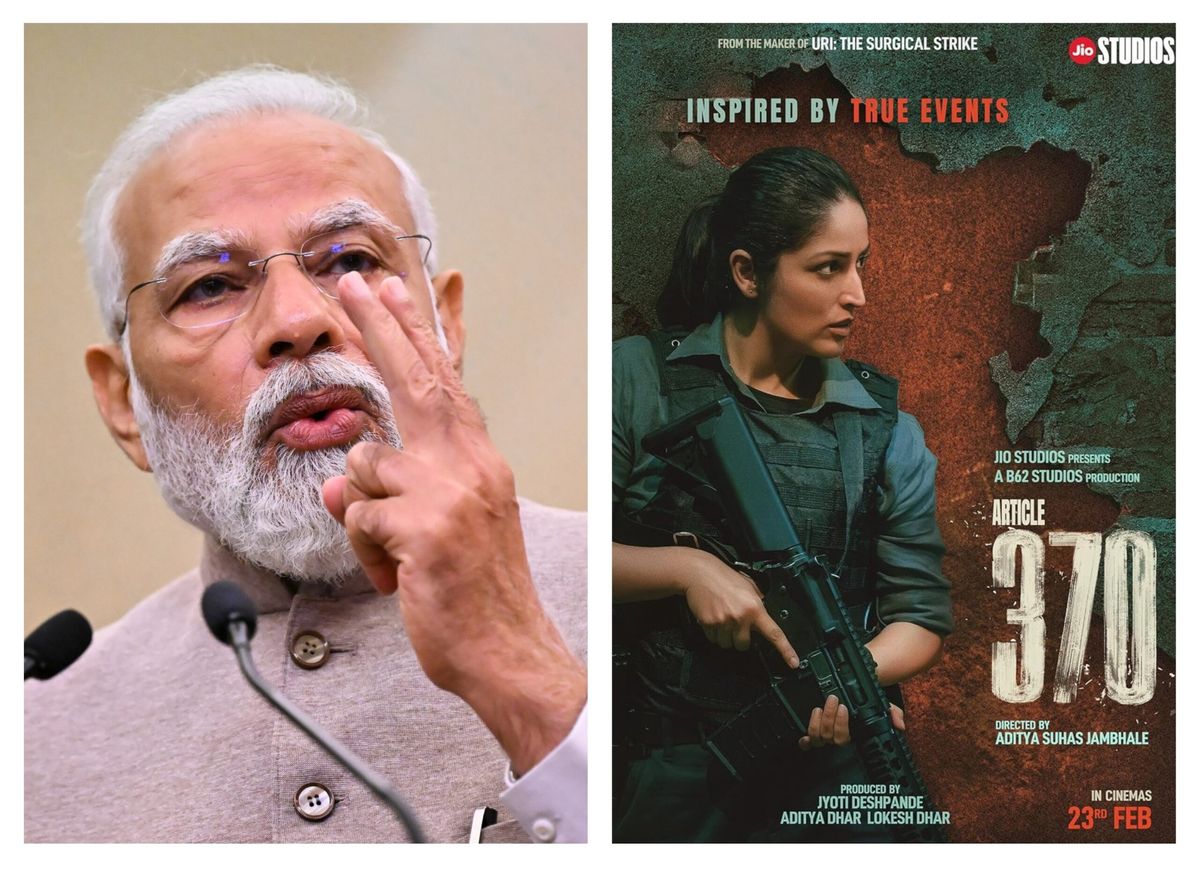 Modi acknowledges film ‘Article 370’ in Jammu rally