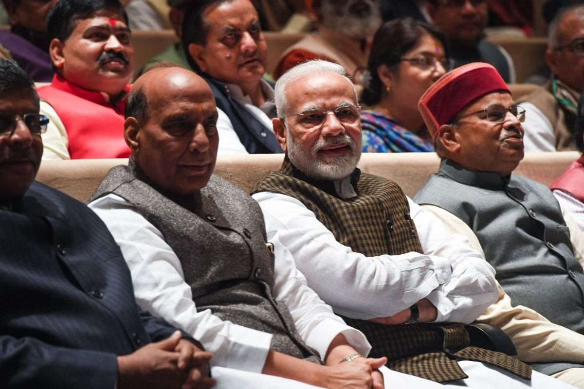 Narendra Modi and Rajnath Singh