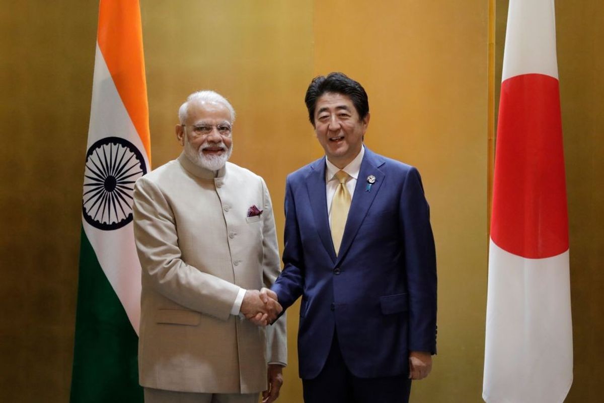 Narendra Modi and Shinzo Abe