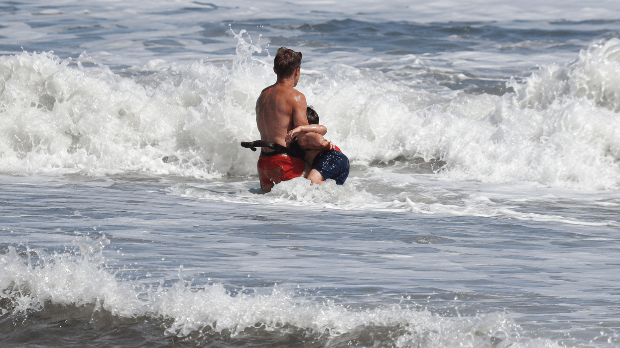 Indian American father thanks teen lifeguard for saving 10-year-old son from deadly California surf