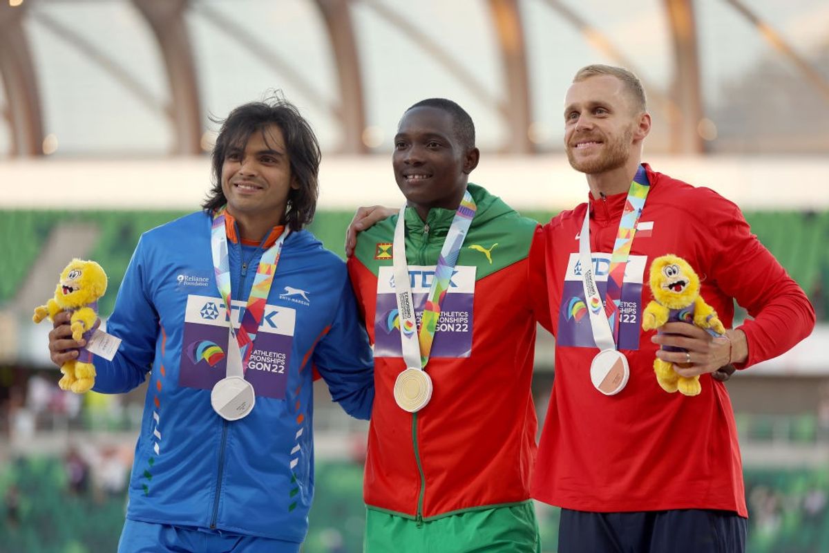 Neeraj Chopra wins silver at World Athletics Championship