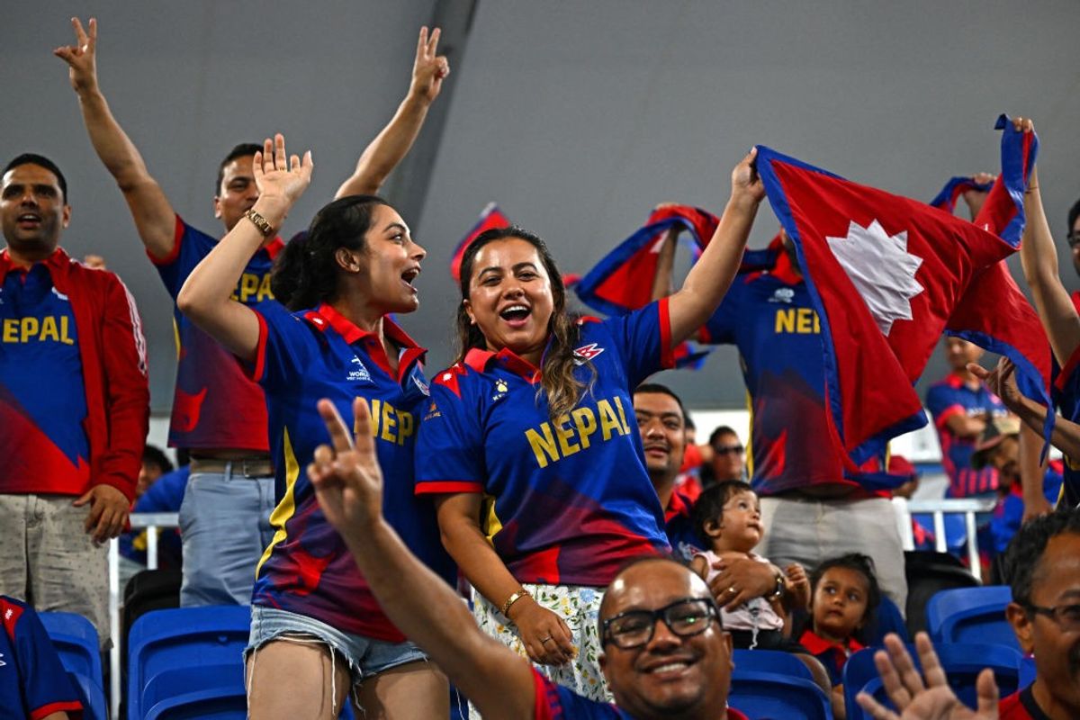 Nepal cricket team supporters