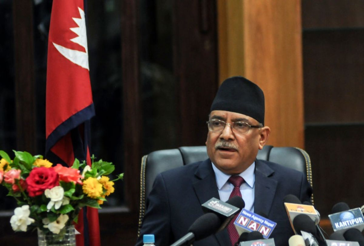 Nepali prime minister Pushpa Kamal Dahal 'Prachanda'