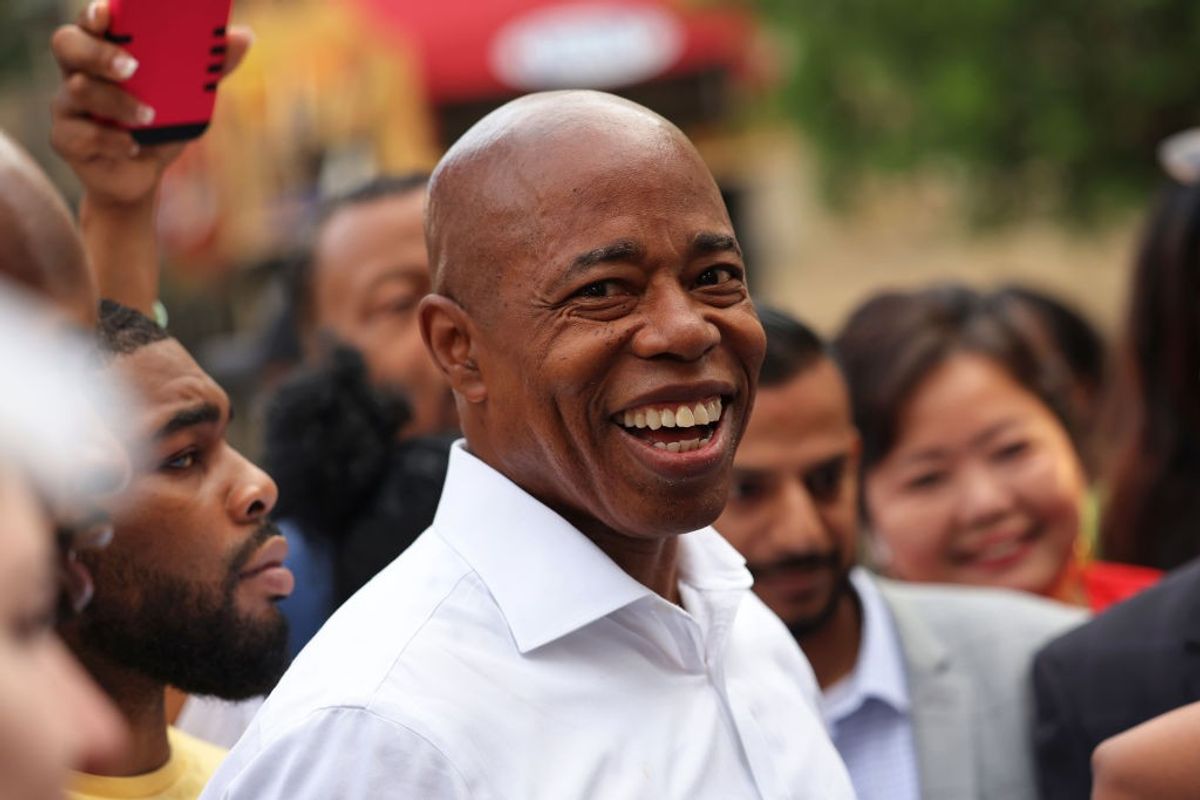 New York City mayor Eric Adams