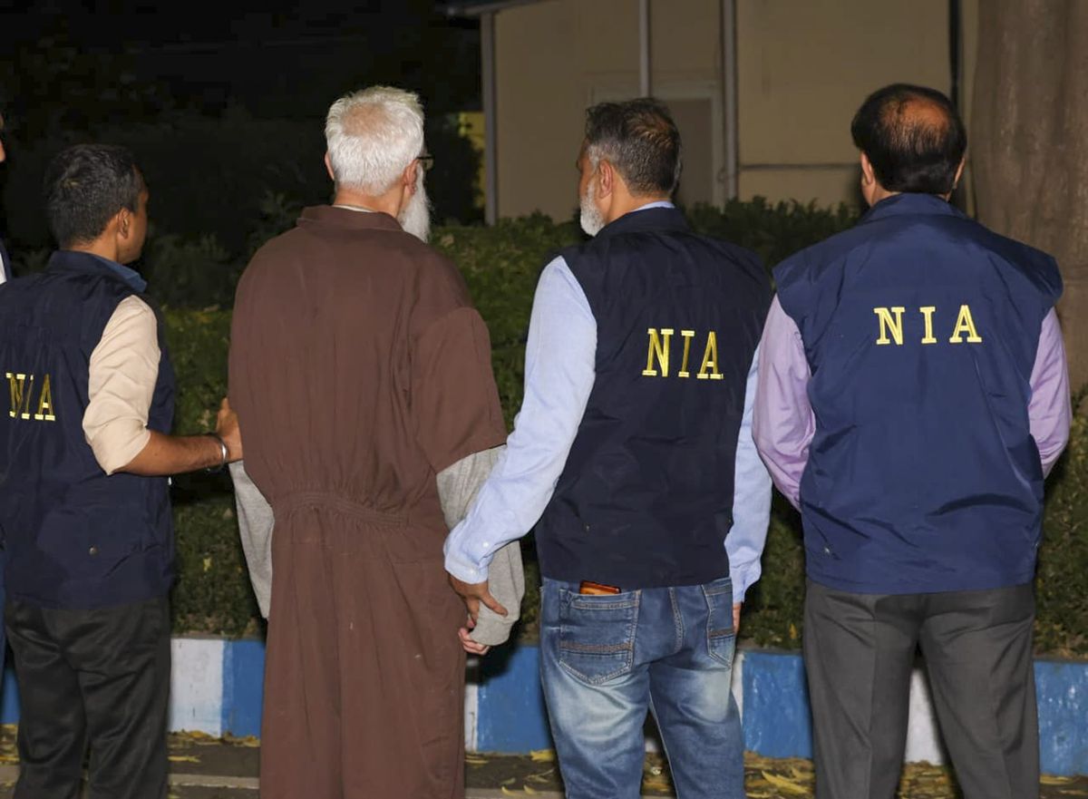 nia officials with rana