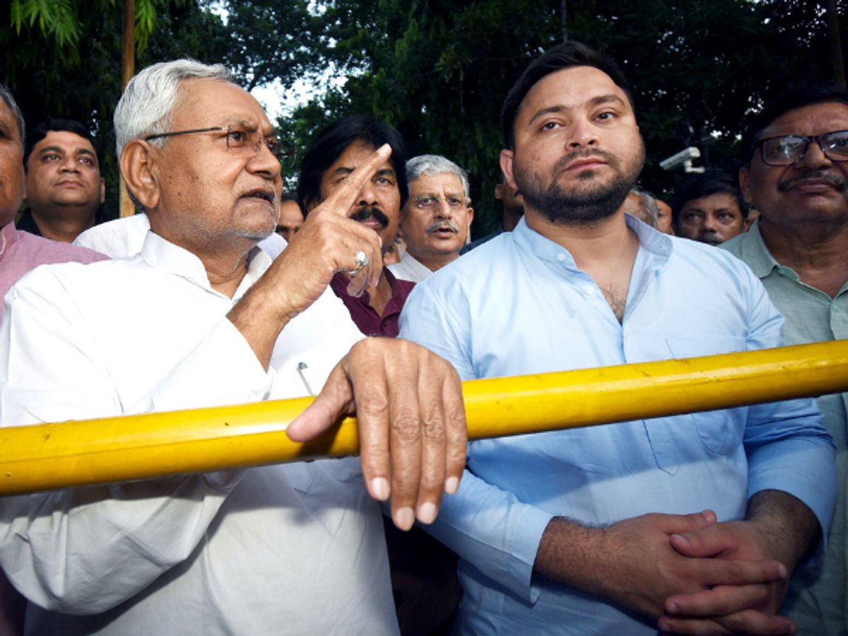 Nitish Kumar and Tejashwi Yadav