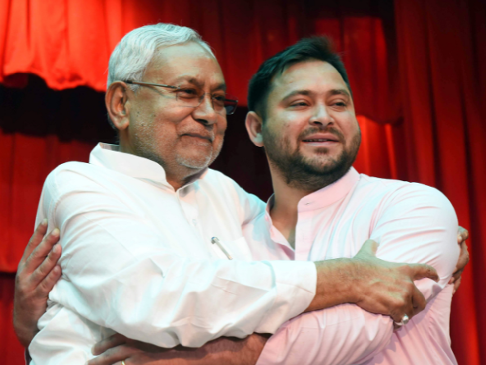 Nitish Kumar takes oath as Bihar chief minister again