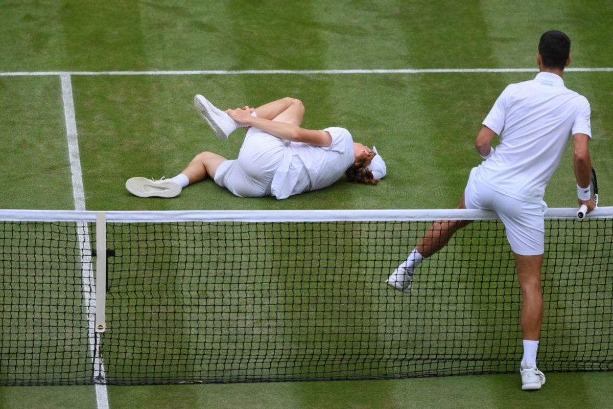 Novak Djokovic and Jannik Sinner