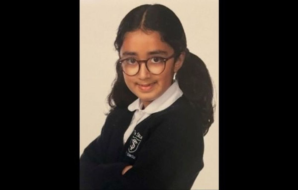Nuria Sajjad, who was killed along with her schoolmate in July 2023 when a vehicle crashed into their school premises.
