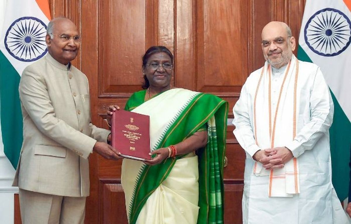 'One Nation, One Election' panel submits report to Indian president Droupadi Murmu