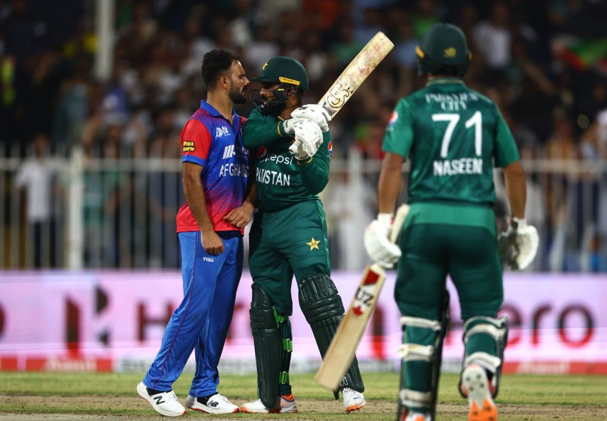 Pakistan and Afghanistan cricketers clash