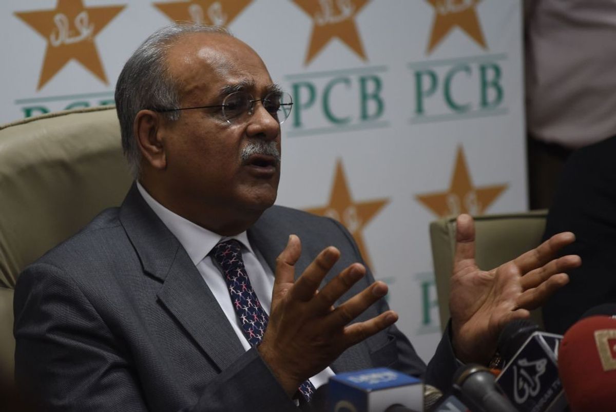 Pakistan Cricket Board chairman Najam Sethi