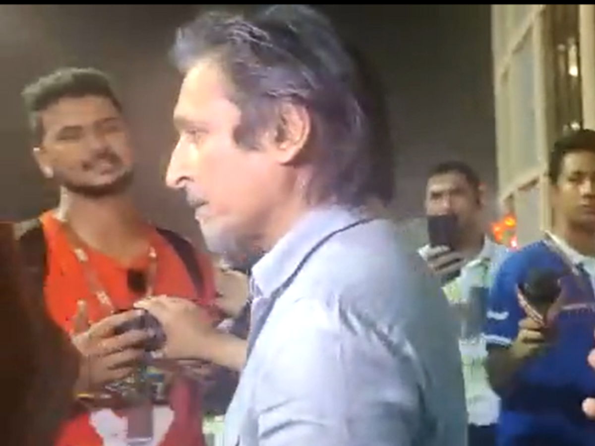 Pakistan Cricket Board chief Ramiz Raja