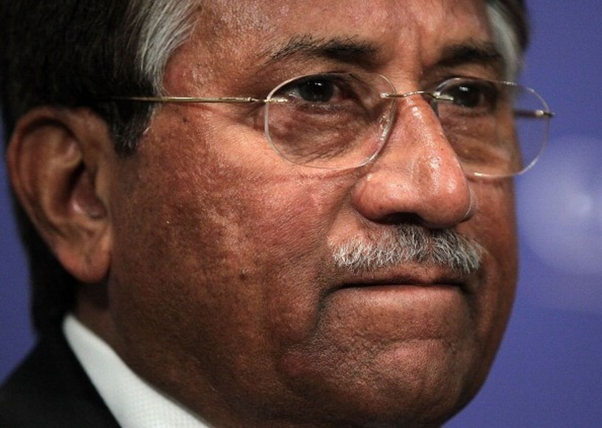 Pakistan's former president Pervez Musharraf