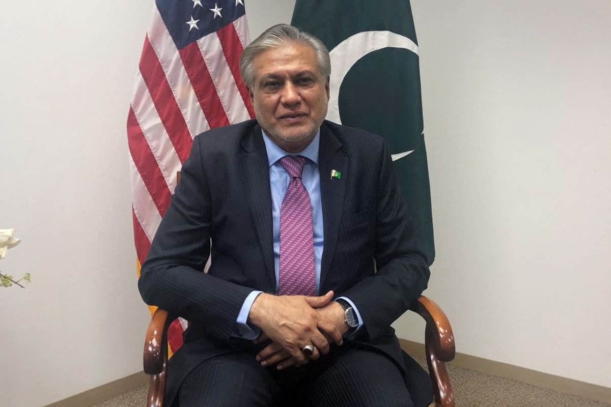 Pakistani finance minister Ishaq Dar