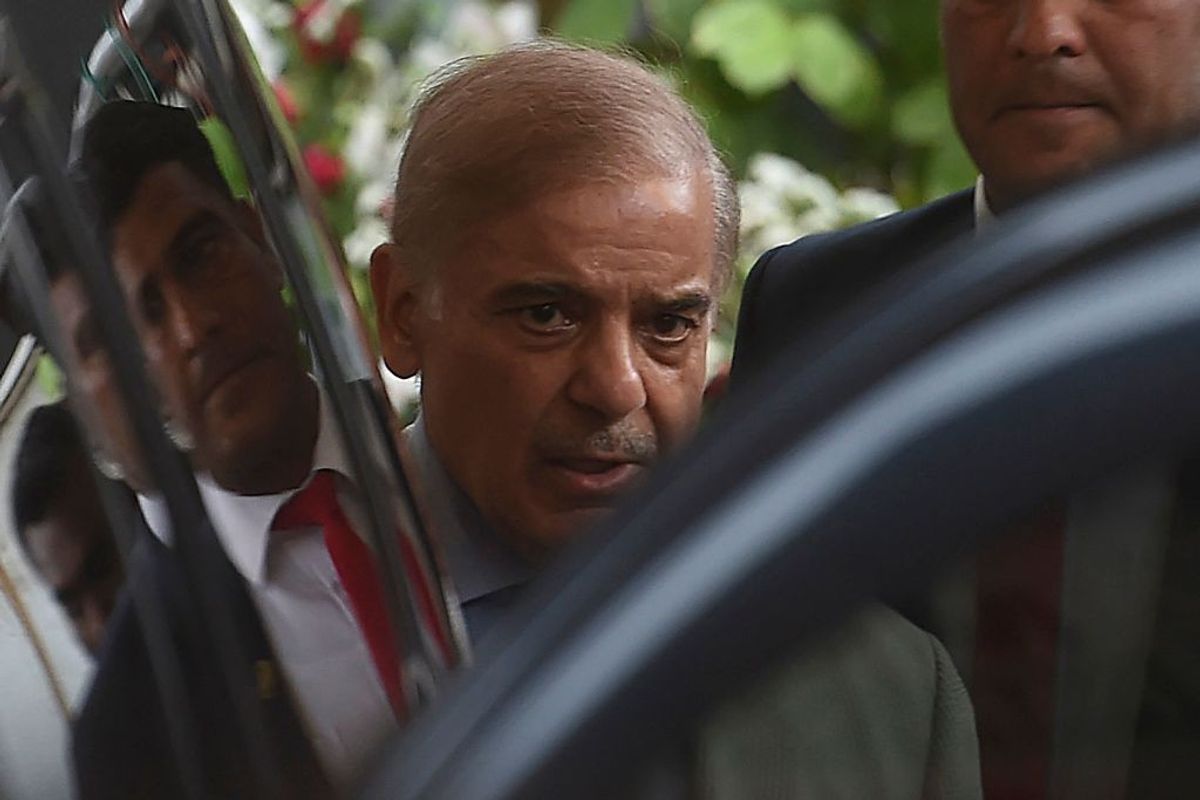 Pakistani prime minister Shehbaz Sharif