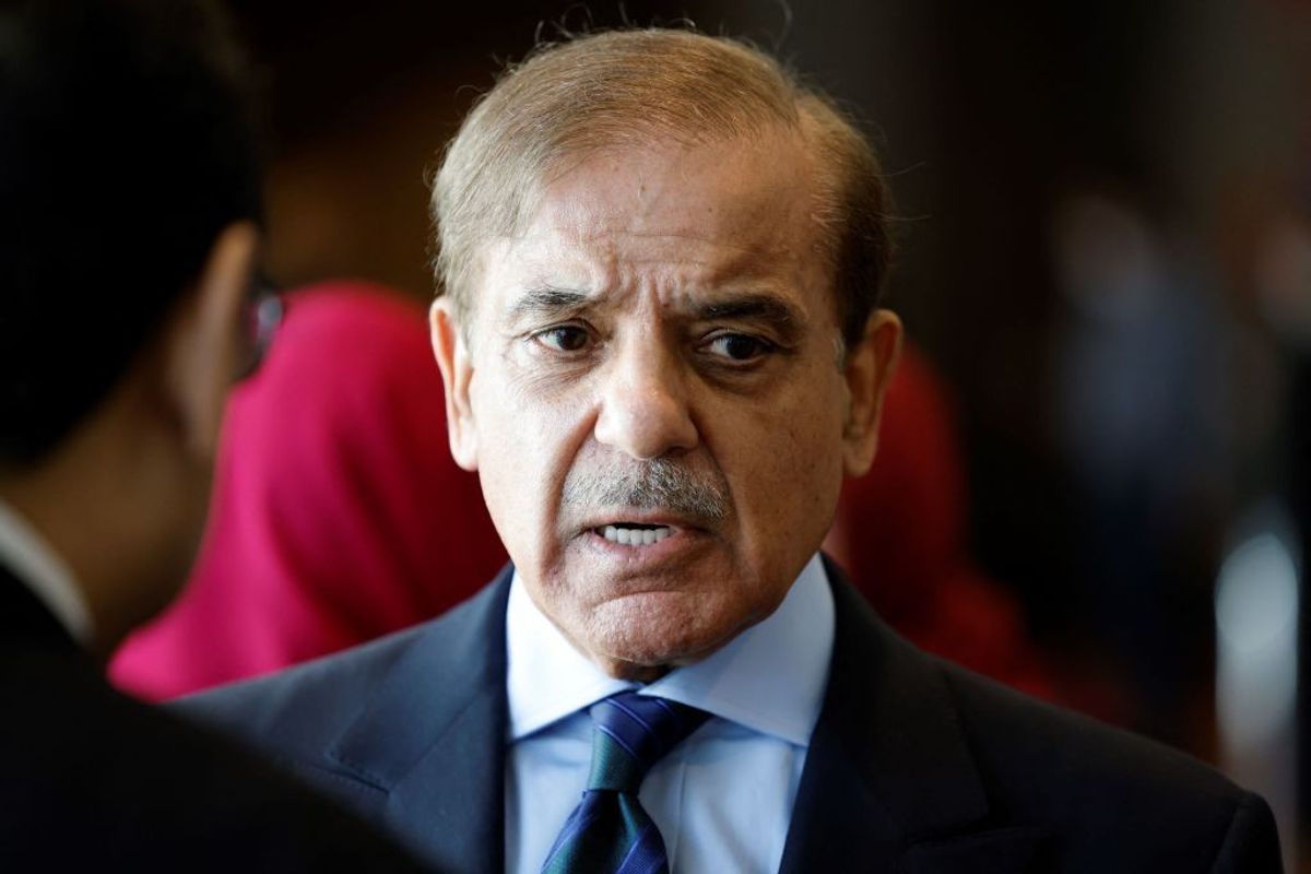 Pakistani prime minister Shehbaz Sharif