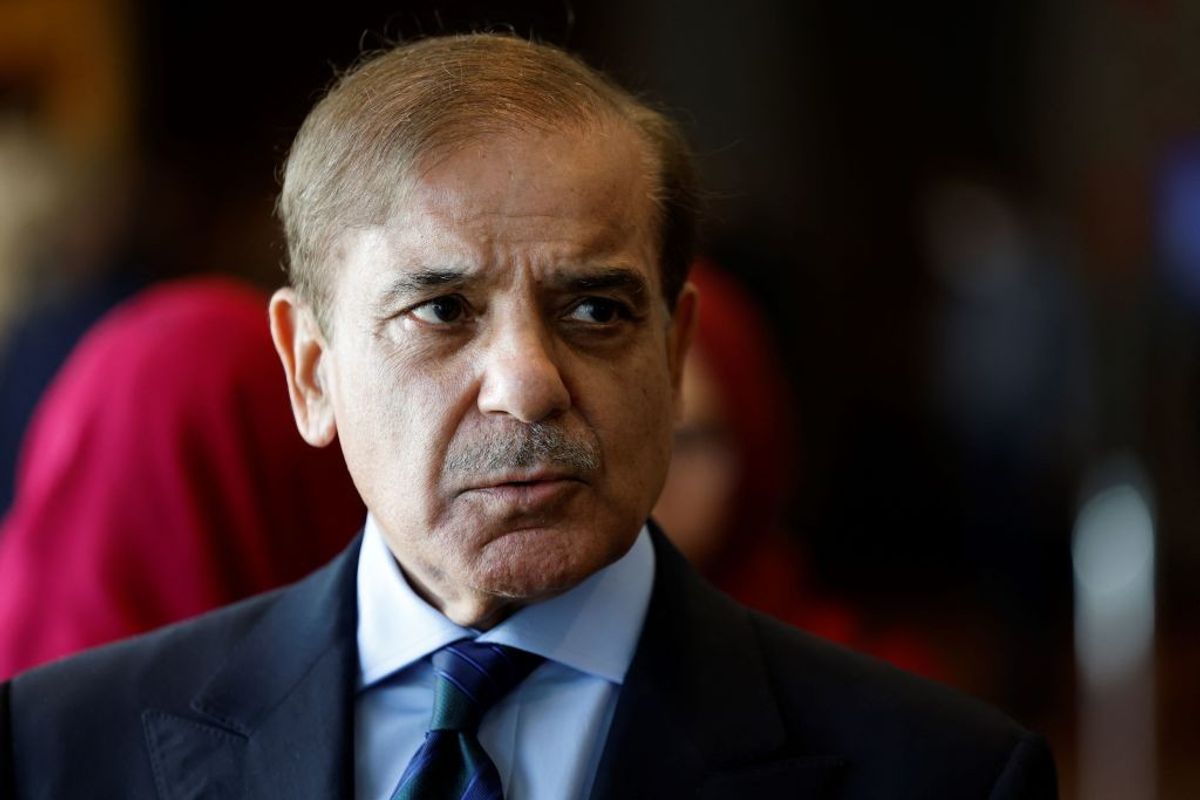 Pakistani prime minister Shehbaz Sharif